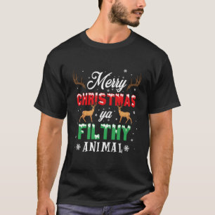 おひとり様ホーム・ムービーお楽しみおふざけ動物 Tシャツ