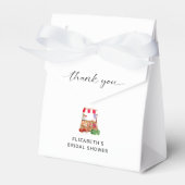 おひとり様専用 ブライダルシャワー シンプル感謝 フェイバーボックス (正面サイド)