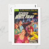 おびえさせていた白人のフォーク ポストカード (正面/裏面)