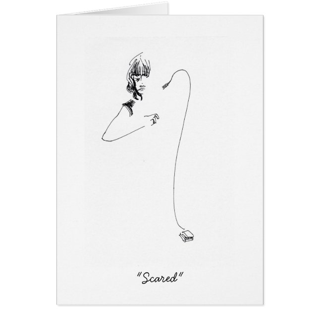 おびえさせている (正面)