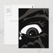 おびえた少年のはがき ポストカード (正面/裏面)