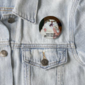 おびえている子猫 缶バッジ (インサイチュ)