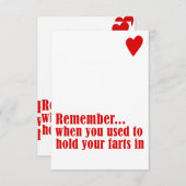 おびただしいおばけを入れていたのを覚えている サンキューカード (正面/裏面)