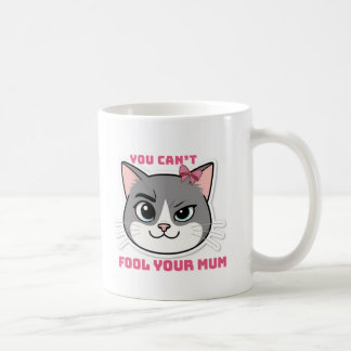 おふざけ猫マグ お母さん騙せない コーヒーマグカップ