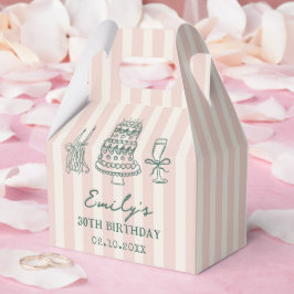 おふざけ30歳の誕生日パーティー フェイバーボックス