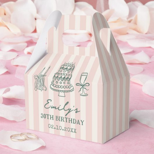 おふざけ30歳の誕生日パーティー フェイバーボックス (ウェディング)