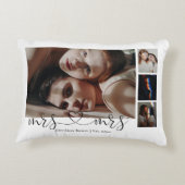おふたりの写真で作るハート型同性婚ウェディングピロー アクセントクッション (裏面)