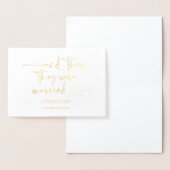 おふたりの結婚おめでとう！友達のウェディングデイ 箔カード (ディスプレー)