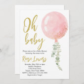 おべいびーおべいびーシャワー招待状 招待状 (正面/裏面)