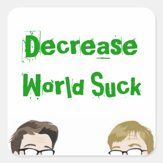 おべっか使い スクエアシール (正面)