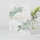 おべびーシャワーのご招待 招待状 (スタンド正面)