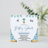 おぼっちゃま ベイビー 青い風船の空気 招待状 (スタンド正面)