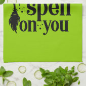 「おまえに呪文をかけたぞ」 キッチンタオル (折り畳み)