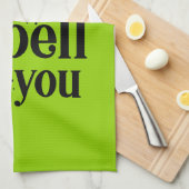 「おまえに呪文をかけたぞ」 キッチンタオル (四つ折り)