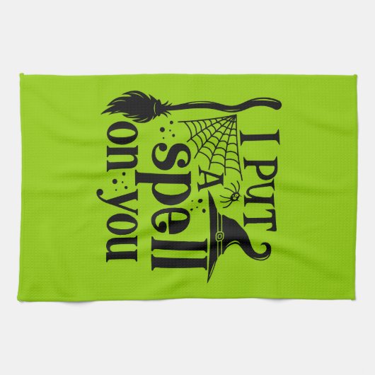 「おまえに呪文をかけたぞ」 キッチンタオル (横)