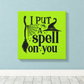 「おまえに呪文をかけたぞ」 キャンバスプリント (インサイチュ (ウッドフロア))