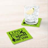 「おまえに呪文をかけたぞ」 スクエアペーパーコースター (インサイチュ)