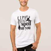 「おまえに呪文をかけたぞ」 トライブレンドTシャツ (正面)