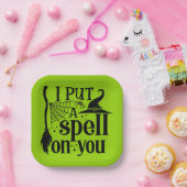 「おまえに呪文をかけたぞ」 ペーパープレート (パーティー)