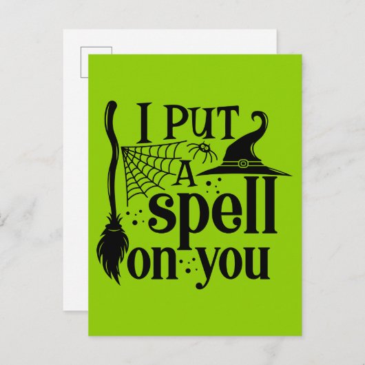 「おまえに呪文をかけたぞ」 ポストカード (正面/裏面)