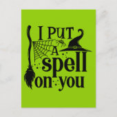 「おまえに呪文をかけたぞ」 ポストカード (正面)