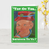 「おまえの誕生日の上だ!」 カード (黄色い花)