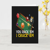 おまえはエム・ラック・ア・クラック・エム・ビリヤード・プール カード (黄色い花)