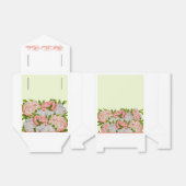 おまかせの芍薬のデザインが施されたギフトボックス フェイバーボックス (折り畳みなし)