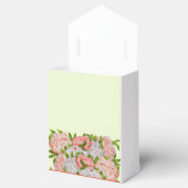 おまかせの芍薬のデザインが施されたギフトボックス フェイバーボックス (オープン)