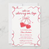 おまけのさくら ベビーシャワー招待状 招待状 (正面)