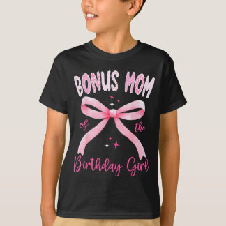 おまけのママの誕生日ピンクコケット女子シャツ Tシャツ
