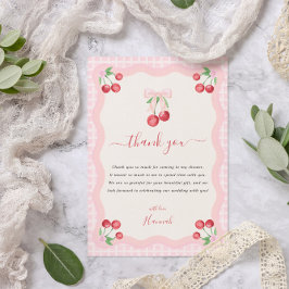 おまけの華 | ブライダルシャワー サンキューカード