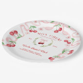 おまけの華 | ブライダルシャワー ペーパープレート (アングル)