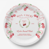 おまけの華 | ブライダルシャワー ペーパープレート (正面)