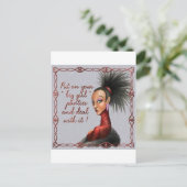 おませのパンジー ポストカード (スタンド正面)