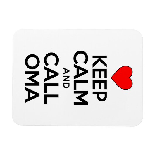 おま保をドイツの祖母と呼ぶ マグネット (横)