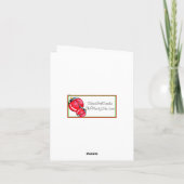 おみくじ入りクッキーのクリスマスツリー シーズンカード (裏面)