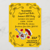 おみやげスペインののコーナーフロント文字 招待状 (正面/裏面)