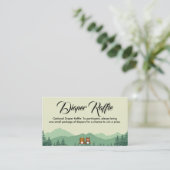 おむつくじカードのテンプレート エンクロージャーカード (スタンド正面)