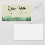 おむつくじカードのテンプレート エンクロージャーカード (正面/裏面)