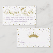 おむつくじチケット, プリンセス, パープル エンクロージャーカード (正面/裏面)