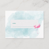 おむつくじトロピカルベビーシャワー挿入カード エンクロージャーカード (裏面)