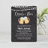 おむつとビール 黒板招待状 招待状 (スタンド正面)