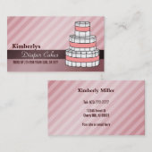 おむつのケーキの名刺 名刺 (正面/裏面)