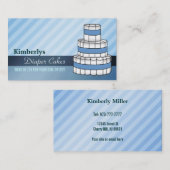 おむつのケーキの名刺 名刺 (正面/裏面)