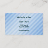 おむつのケーキの名刺 名刺 (裏面)