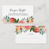 おむつエレガントラッフルチケット |秋花 エンクロージャーカード (正面/裏面)