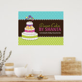 おむつカスタムケーキのポスター ポスター (キッチン)