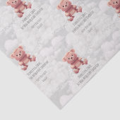 おむつキングテディベアカスタムハッピーバースデー名 薄葉紙 (詳細)