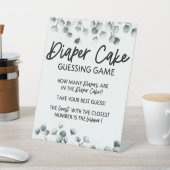 おむつケーキ推理ベビーシャワーゲーム 台座サイン (インサイチュ)